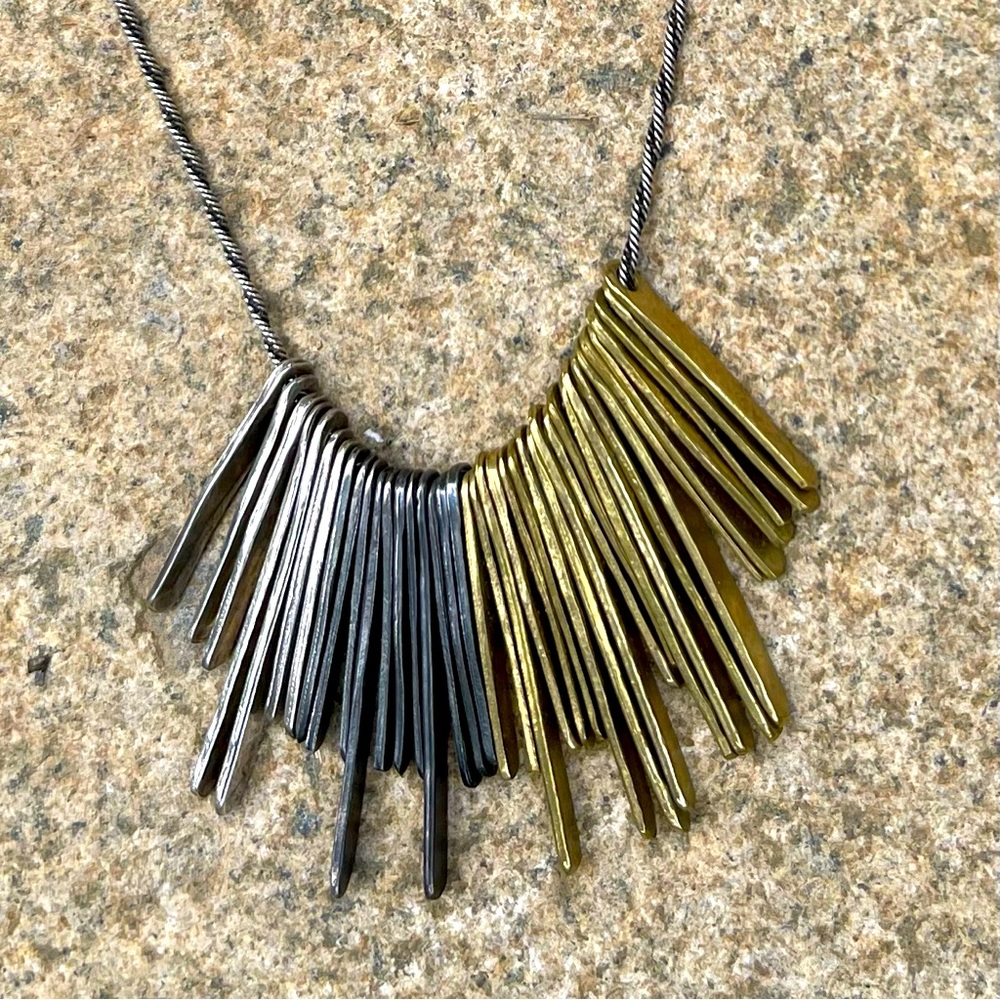 Silpada “Let’s Hang Out” mixed metals necklace